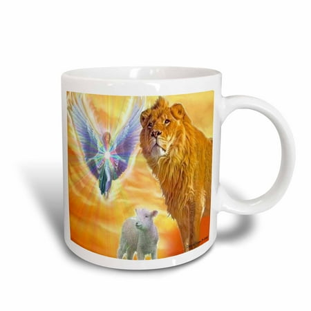 3dRose The Lamb of God, Ceramic Mug, 11-ounce