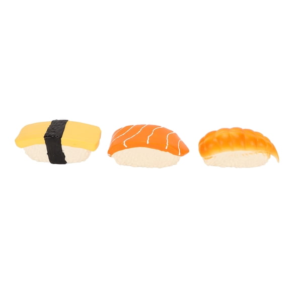 Juguete para perros de Sushi, Simulación de Sushi Forma de Sushi de Sushi Juguete Chirriante de Látex 3pcs Para Perros Pequeños para Casa
