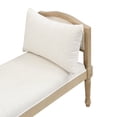thumbnail image 5 of Christopher Knight Home Upholstered Bench with Turned Legs and Side Pillows, Farmhouse Accent Seating, Beige, 5 of 8