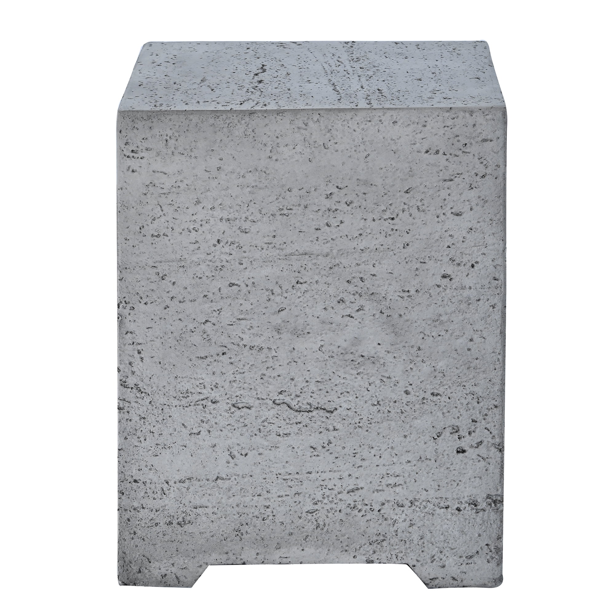 Mintazer 15.75" Outdoor Propane Tank Cover Table with Side Handles & Protective Cover for Patio Backyard, No Assembly Needed, Dark Gray