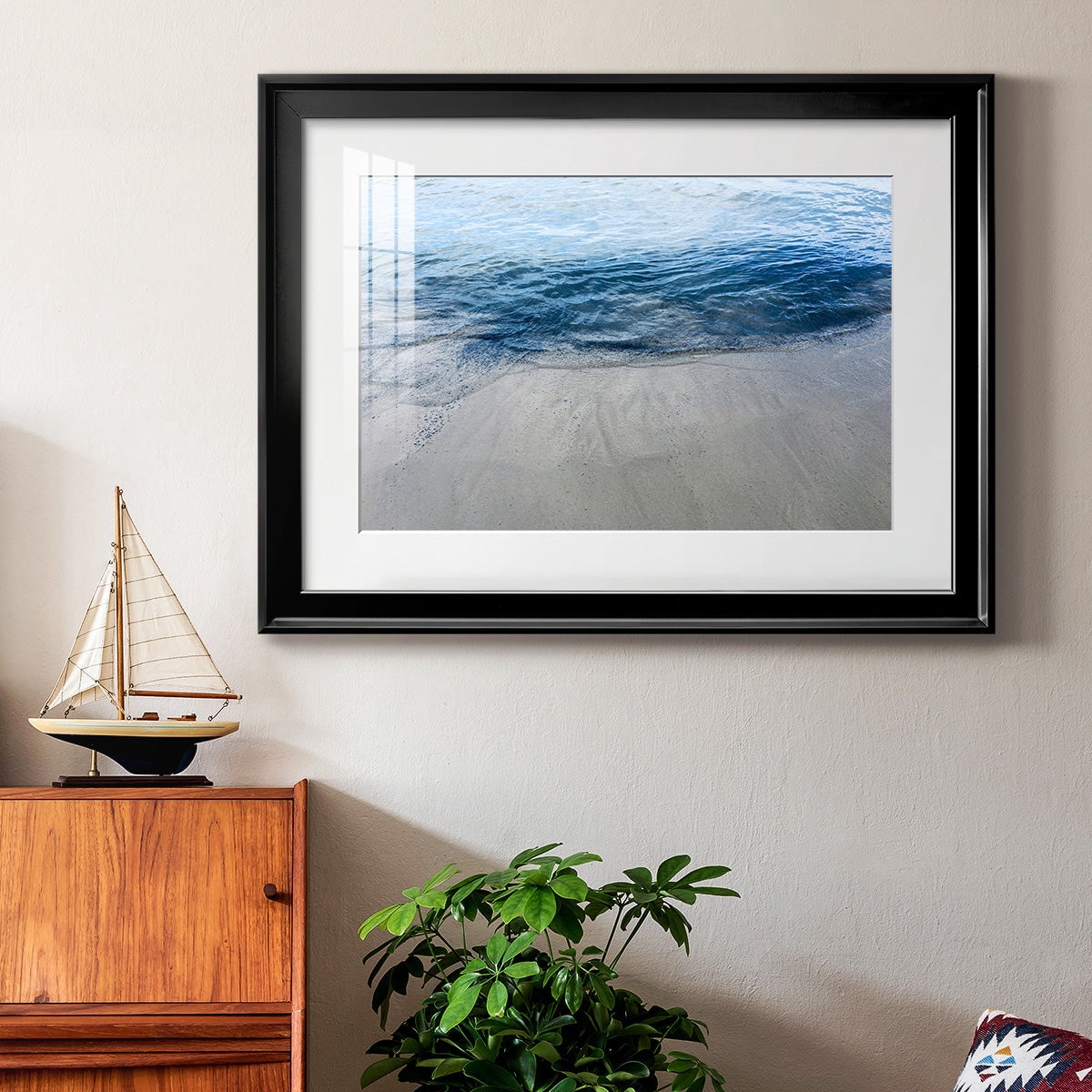 Aegean Blue Water Premium Framed Print - Ready to Hang