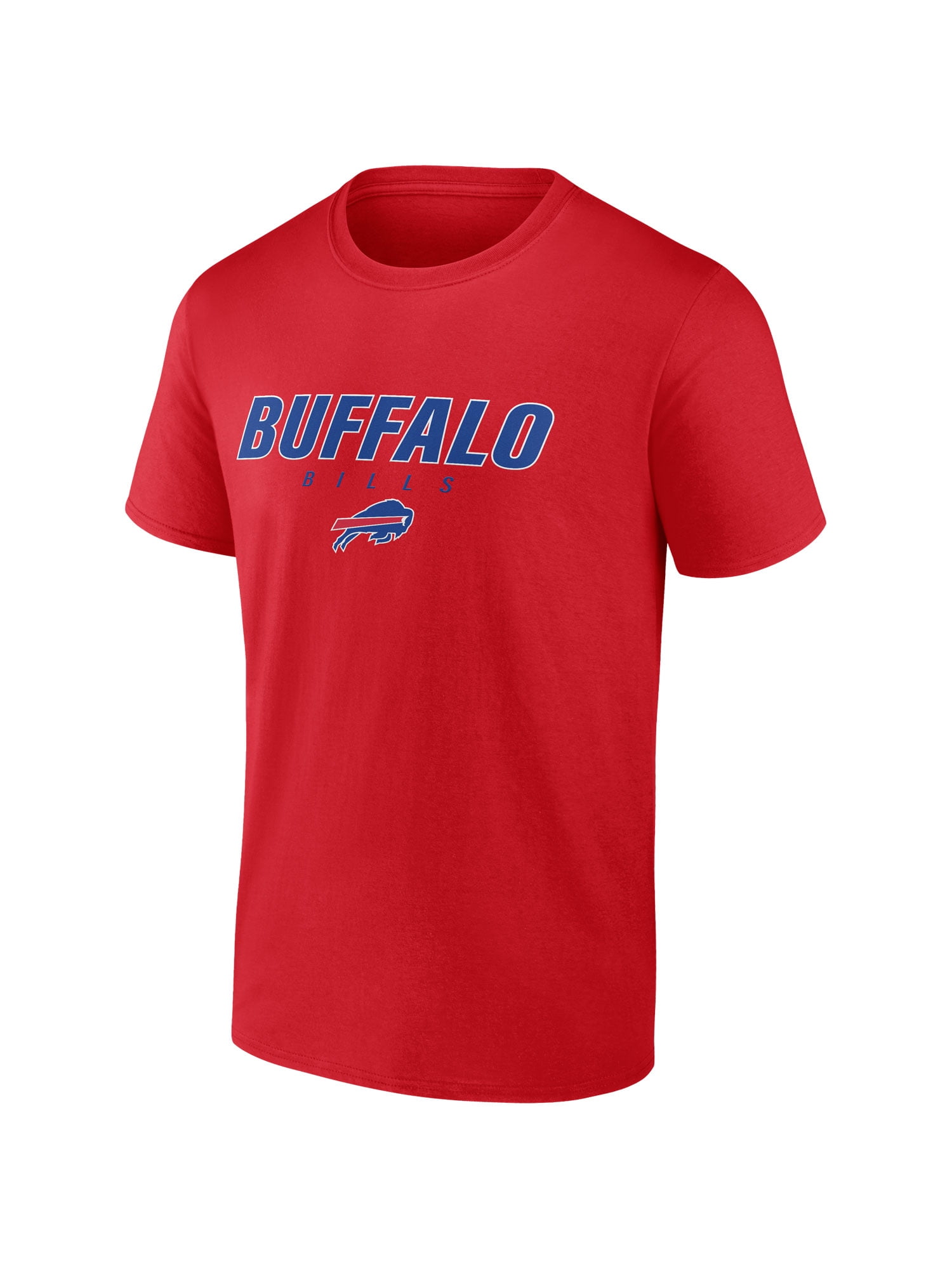 NFL Buffalo Bills Men's Cotton Red Short Sleeve T-Shirt