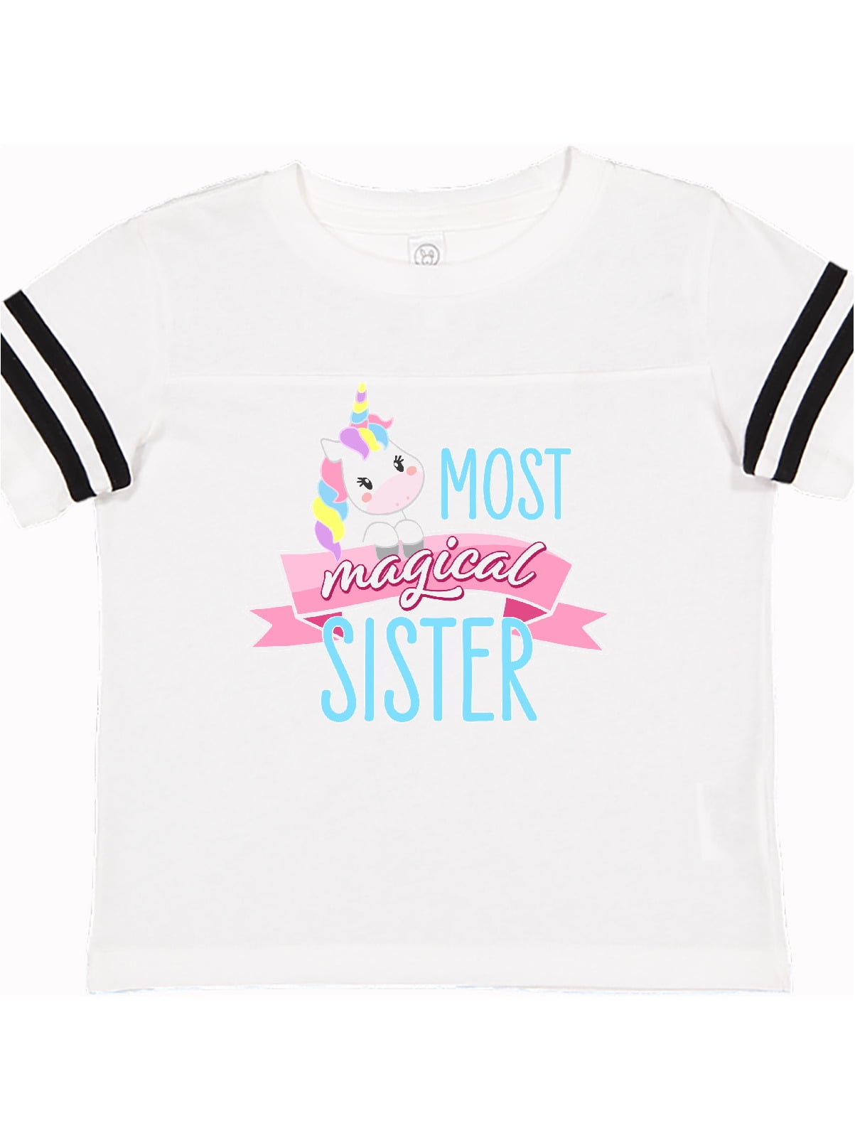 Cute Unicorn Toddler T-Shirt inktastic Most Magical Sister