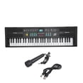 thumbnail image 1 of Keyboard Piano Instrument 61 Keys Electric Multifunctional with USB Cable Microphone MQ6189, 1 of 4