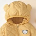 thumbnail image 5 of 18-24 Months Toddler Kids Boys Girls Onesies Snowsuits Toddler Winter Clothes Solid Romper Hooded Jumpsuit Warm Outwear Jackets Little Kids Winter Outfits, 5 of 7