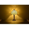 thumbnail image 2 of Tiffany Style Table Lamp Beside Desk LED Lamp Bedroom Stained-Glass 14.5'' Height Multi-color, 2 of 4