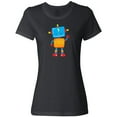 thumbnail image 3 of Inktastic Cute Robot, Colorful Robot, Funny Robot, Robotics Women's T-Shirt, 3 of 5