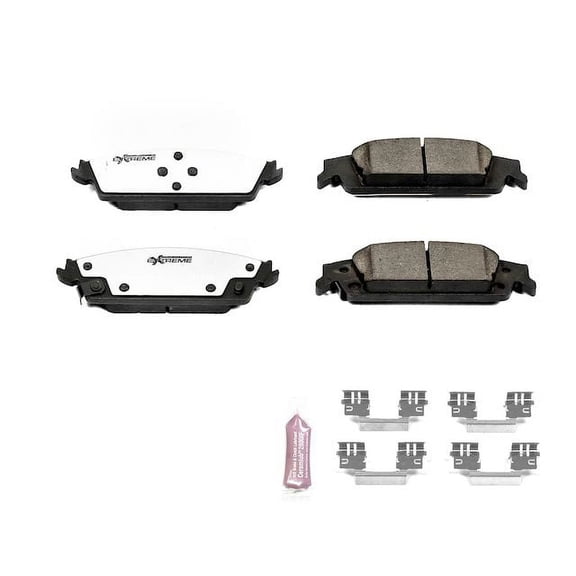 Rear Brake Pad Set - Compatible with 2014 - 2018 GMC Sierra 1500 2015 2016 2017