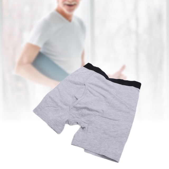 Hip Fractures Protector Pants For Men Elderly, Soft Breathable Hip Protector Portable Elderly Hip Protection Shorts - Fall Prevention, Gray