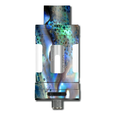 - Skin Decal For Aspire Cleito 120 Vape Mod / Abalone Pearl Sea Shell Green Blue