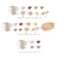thumbnail image 2 of Natural Wood & BPA-Free Silicone Kids' Tea Party Set - Educational Role Play Toy with Colorful Cups, Teapot, Tray, Spoon & Simulated Lemon Slices for Imaginative Afternoon Tea, Fine Motor Skill, 2 of 6