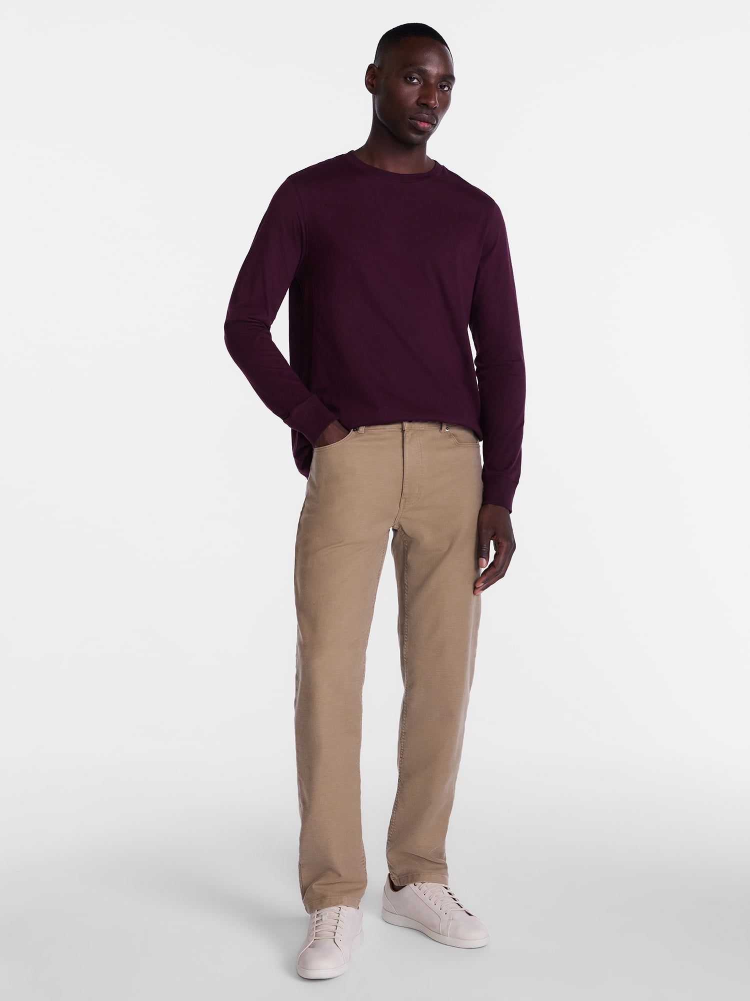 George Men's and Big Men's 5 Pocket Terry Pants, Sizes 29x30 to 44x30