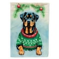 thumbnail image 1 of Carolines Treasures DAC3610CHF 40 x 28 in. Unisex Rottweiler Christmas Polyester House Flag, 1 of 1