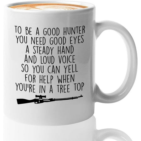 

Hunting Coffee Mug-If Hunting Is Wrong I Dont Wanna Be Right-Adventure Duck Deer Bucks Wildlife Hunter Explore Campfire-To Be A Go 11 Oz