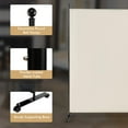 thumbnail image 6 of YANG2 Room Divider Large Single Panel, 73''W x 73''H Privacy Screen with Lockable Wheels, Rolling Room Divider Panel for Home Office Studio, Partition Fabric Wall Divider for Room Separation, Beige, 6 of 10