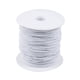 thumbnail image 1 of 100 m en 1 rollo de cuerda elástica blanca para accesorios de joyería DIY, hebras sintéticas resistentes al desgaste, cuerda de cuentas para joyería DIY., 1 of 7