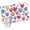 Multi, variant on 2x3 Ft Entryway Area Rug, Colorful Love Heart Kitchen Rug Runner Washable Floor Mat, Blue Purple Red Modern Art Non Slip Indoor Door Mat Throw Carpet for Bathroom Living Room Bedroom