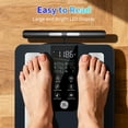 thumbnail image 2 of GE Smart Body Fat Scale 8 Electrode - Bluetooth, BMI, Muscle, Water, Digital, Black, 2 of 12