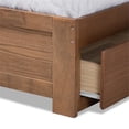 thumbnail image 6 of Bowery Hill Ash Walnut Brown Finished Wood Full Size 3-Drawer Bed, 6 of 12