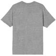 thumbnail image 6 of Scooby-Doo Keep On Snackin' Men's Heather Gray Crew Neck Short Sleeve Tee-Small, 6 of 7