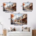 thumbnail image 4 of Designart "French Beauty in Quebec City II" Quebec Metal Wall Art Set, 4 of 5