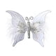 thumbnail image 1 of Mariposa artificial decorativa, decoración navideña, accesorio fotográfico, ideal para las fiestas. Plata, 1 of 9