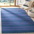 thumbnail image 3 of Safavieh Dhurries Lawanda Geometric Wool Area Rug, Turquoise/Lavender, 5' x 8', 3 of 9