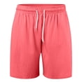 thumbnail image 4 of Youmylove Lightweight Mens Shorts Mens Summer Shorts Elastic Waist Drawstring Beach Shorts Solid Color Loose Shorts With Pockets Lightweight Swim Shorts, 4 of 5