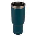 thumbnail image 4 of Termo Doble Pared de Acero Inoxidable con Asa y Popote, Azul Metálico, 900 ml, 4 of 4