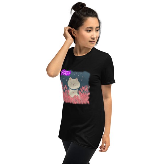 KittyCats Short-Sleeve Unisex T-Shirt (Black, S)