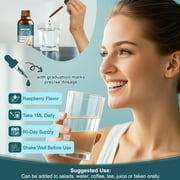 Totaria Liposomal Lymphatic Drainage Drops 11-in-1 Organic Formula - Supports Lymphatic Health, Immune & Detox, Vegan, Raspberry Flavor,2 FL.OZ