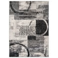 thumbnail image 2 of World Rug Gallery Abstract Circle Cream 6'6"x9' Area Rug, 2 of 9