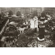 Wwi War Bond Drive  C1918. Ntrafalgar Square In London  Transformed To Represent A War-Scarred Village On The Western