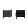 thumbnail image 3 of Manhattan Comfort Jodie Accent Cabinet made from Engineered Wood - Charcoal Gray, 3 of 4