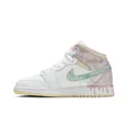 thumbnail image 3 of A i r-Jor-dan 1 Mid SE (GS) White/Green Glow-Arctic Punch DD1666-100 RARE Size 5Y, 3 of 5