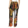 thumbnail image 3 of Balery Welcom Fall print Women's Pajama Pants,Ultra Lightweight Pjs,Lounge Pant-XX-Large, 3 of 9