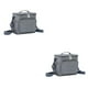 thumbnail image 3 of Yuarrent Bolsa de lonchera de poliéster Peso ligero Durable Fácil de limpiar Aislamiento térmico Multifuncional Gris Gris 2Conjunto, 3 of 6