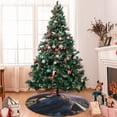 thumbnail image 7 of Yiaed Sunset Cliff Dinosaur Print Christmas Tree Skirt , Tree SkirtsTree Mat for Christmas Winter Holiday Indoor Decorations-36", 7 of 7
