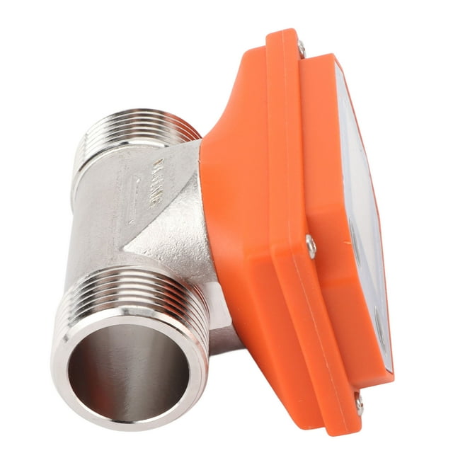 Water Meter, Water Flowmeter Stainless Steel And Plastic Large Measuring Range For Swimming Pool