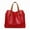 red, variant on New Genuine Leather Womens Bag Fashion Color Contrast First Layer Cowhide Casual Tote Ladies One Shoulder Cross Body Handbag