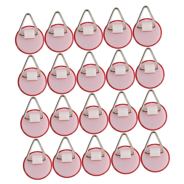 Soporte de licencia vertical adhesivo invisible para colgar licencias para imágenes de licencias, suministros de decoración de pared, 2,2 cm (20 piezas)