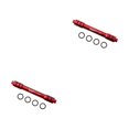 thumbnail image 1 of bedienty Bike Thru Axle Adapter Professional Front Wheel Hub Quick Release Adapter Red 2Set, 1 of 6