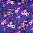 thumbnail image 2 of Zelouf Zs1808Ss Print Velvet  , Sewing, DIY, Crafts Fabric by the Yard, 664 Purple/mult, 5 Yard, 2 of 2