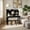 Black, variant on Demi Bonn Modern Computer Desk, Charging Station, H-Shaped Frame, with Hutch and Storage Shelves-Black