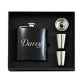 thumbnail image 1 of Personalized Flask 6/8oz Customized Flask Stainless Steel Hip Flask for Men, 1 of 8