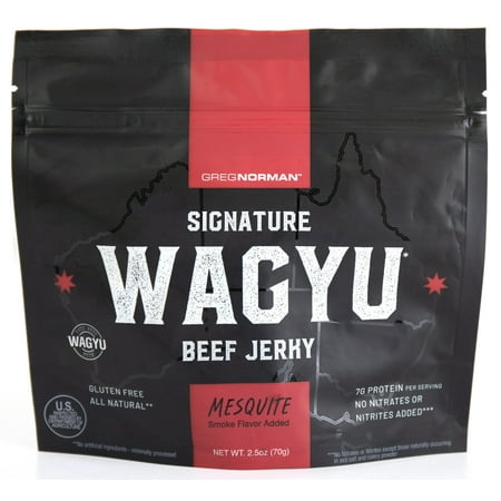 Greg Norman Signature Wagyu Beef Jerky, Mesquite, 2.5 (Best Wagyu Beef In The World)