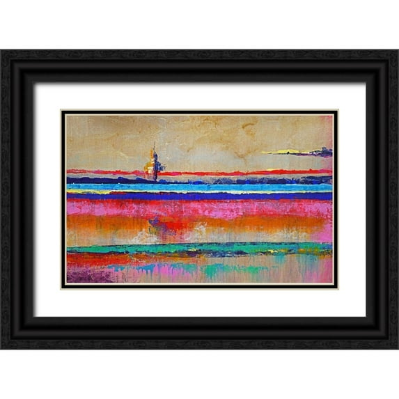 Nash, CJ 32x22 Black Ornate Wood Framed with Double Matting Museum Art Print Titled - Miraj