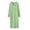 Green, variant on Bathrobe for Women Winter Solid Color V Neck Long Sleeve Soft Cozy Warm Sleepwear with Side Pockets,L