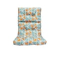 Patio Chair Cushion, High Back Rocking Chair Cushion, Outdoor Seat Back
