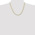 thumbnail image 2 of Real 14kt Yellow Gold 4mm Concave Open Figaro Chain; 20 inch; Lobster Clasp; for Adults and Teens; for Women and Men, 2 of 5